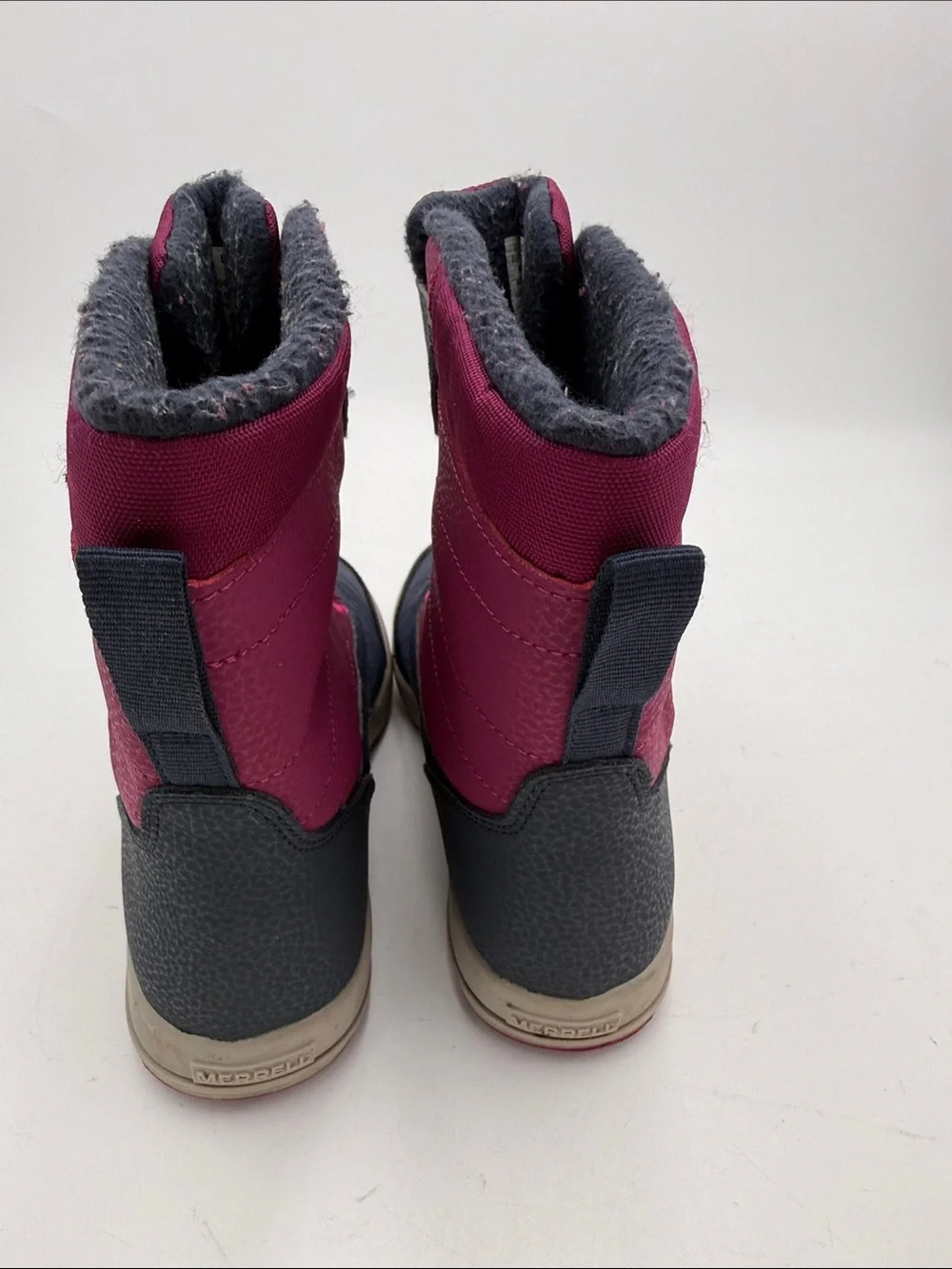 Merrell Kids Burgundy (Pink) Winter Snow Boots 3 waterproof outdoor casual